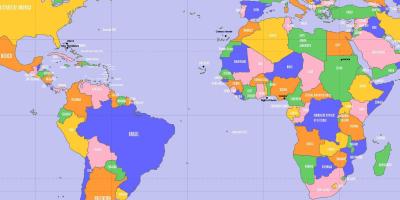 Lokacija Cape Verde na karti svijeta