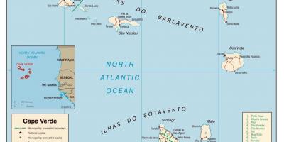 Karta Cape Verde